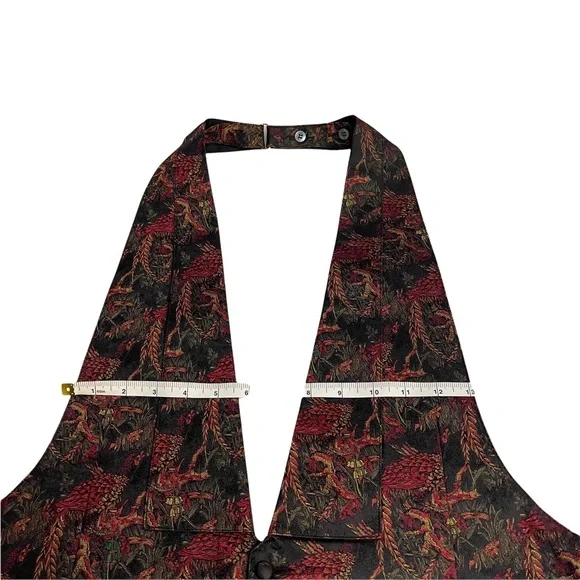 Brooks Brothers All Silk 100% Mens Burgundy Vest Size M - Picture 9 of 12